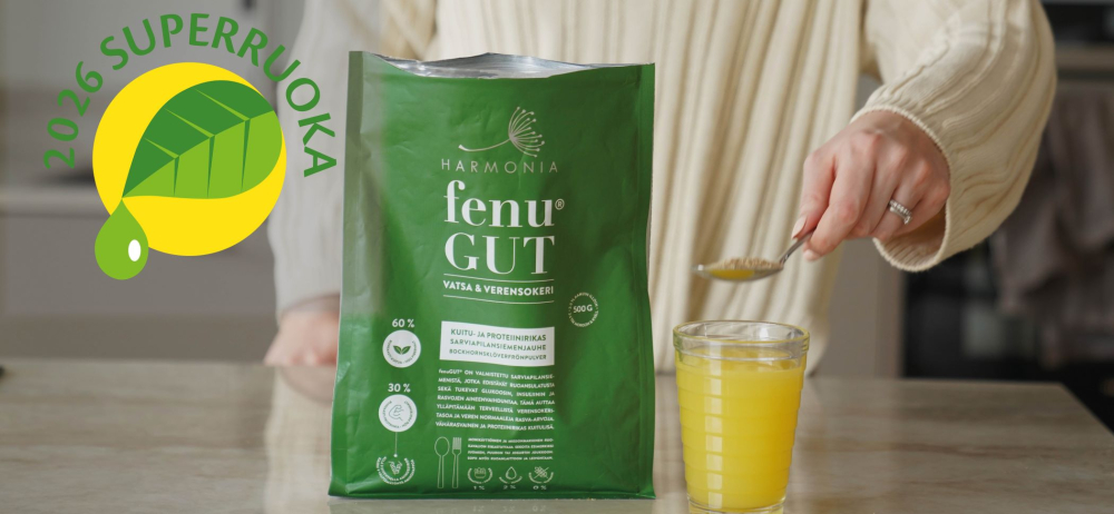 fenuGut sarviapilansiemenjauheen annostelua appelsiinimehuun