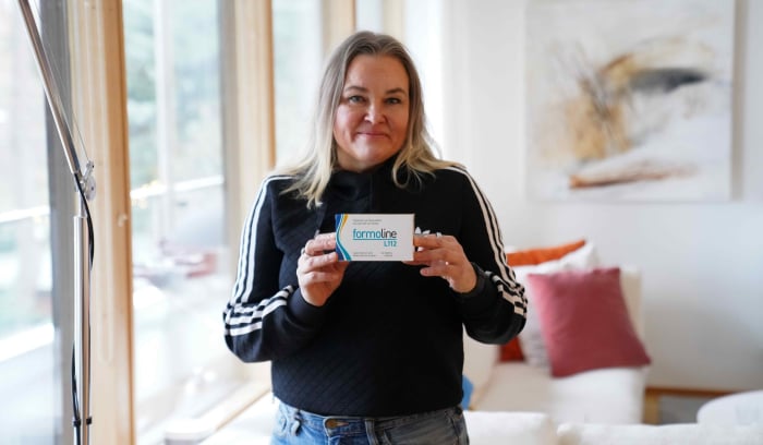 Irmeli J&auml;rvinen laihtui Formoline-valmisteen avulla 