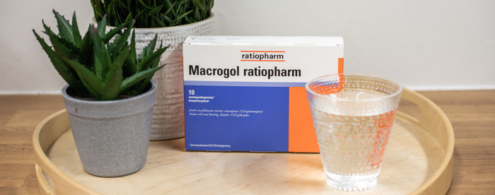 Macrogol Ratiopharm pöydällä