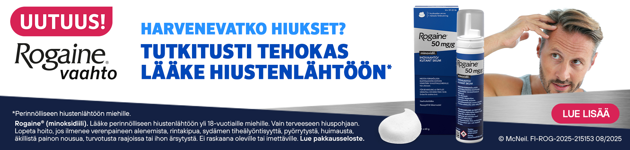 Hiustenlähtö ja kaljuuntuminen