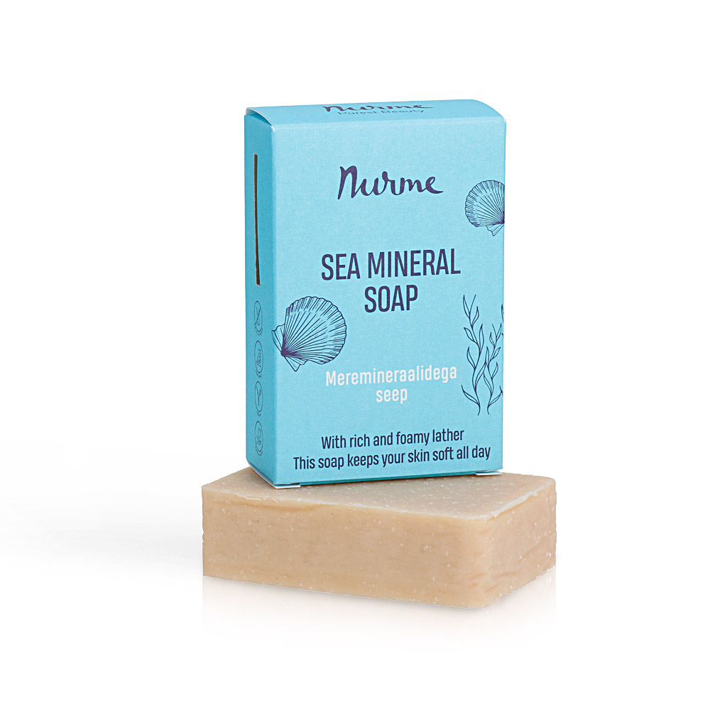 Nurme Sea Mineral Soap merimineraalipalasaippua aikuiselle iholle 100 g