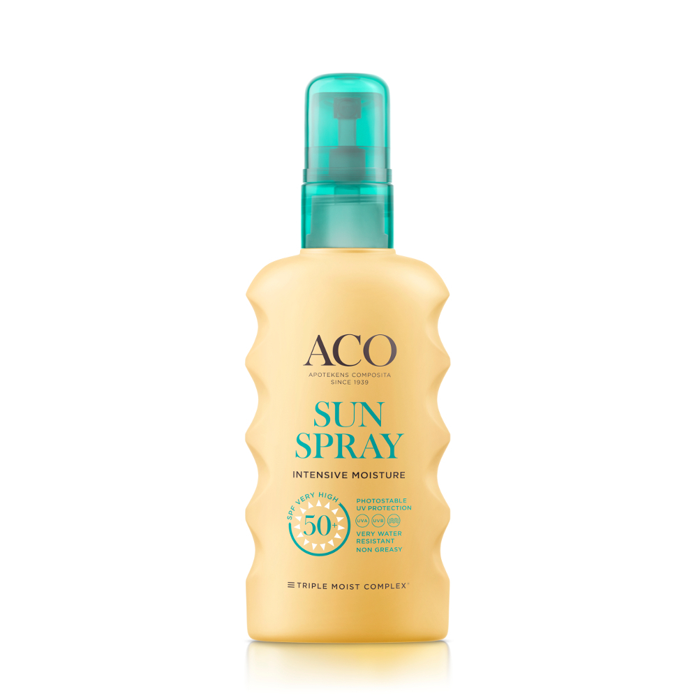 Aco Sun Spray Spf 50+ 175 ml hajusteeton — Olo-apteekki