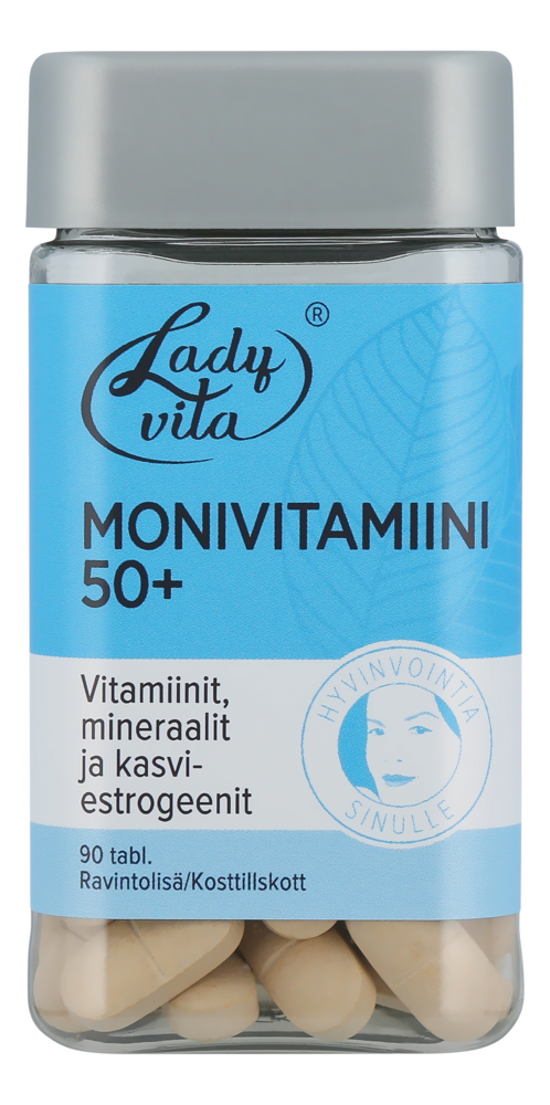 LadyVita Monivitamiini 50+ 90 tabl  ravintolisä — Olo-apteekki
