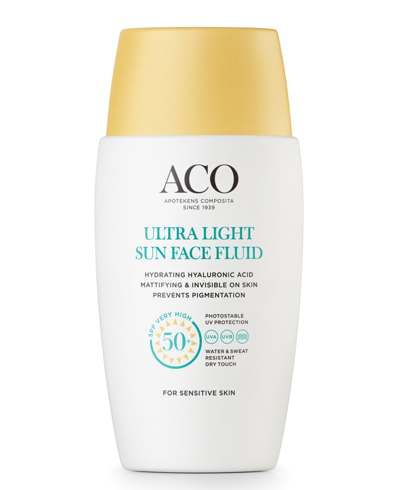 ACO Sun Ultra Light Face Fluid SPF 50+ 40 ml — Olo-apteekki
