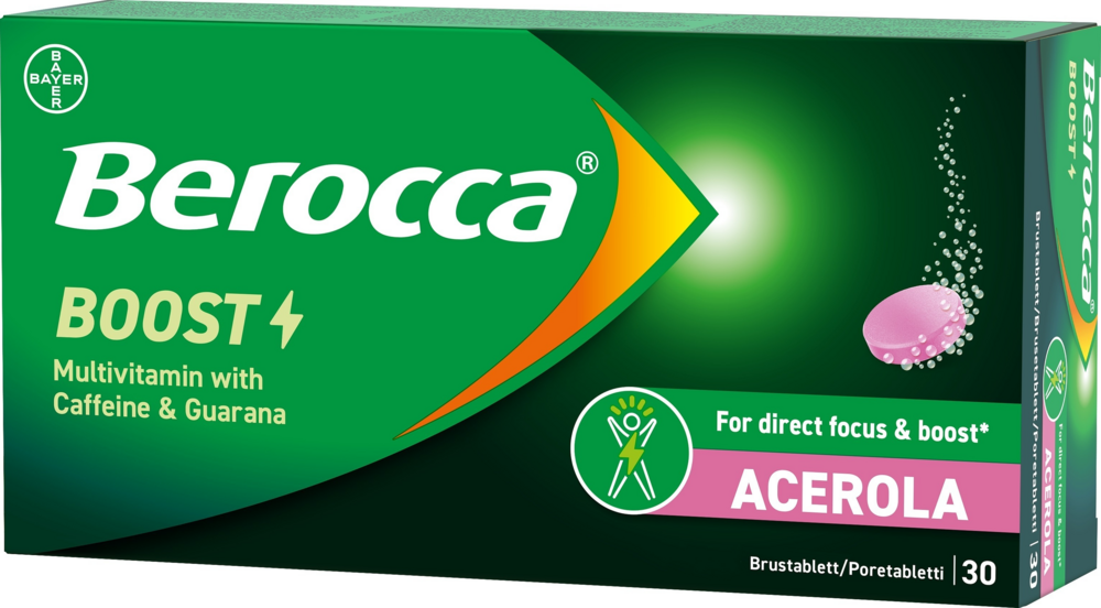 Berocca Boost 30kpl poretabletti — Berocca