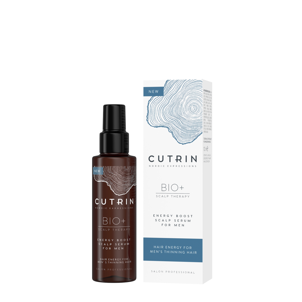 Cutrin Bio+ Energy Boost Scalp Serum For Men seerumi miesten hiustenlähtöön 100 — Cutrin