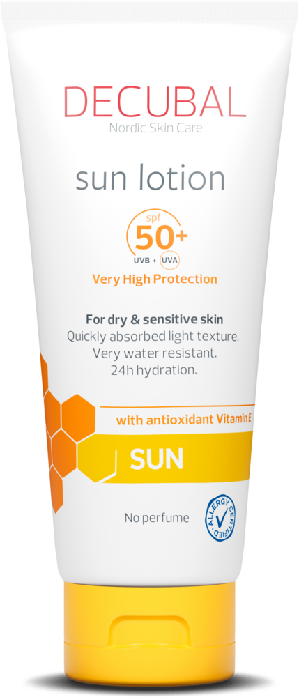 Decubal Body Sunlotion SPF50+ tuubi 180 ml — Decubal