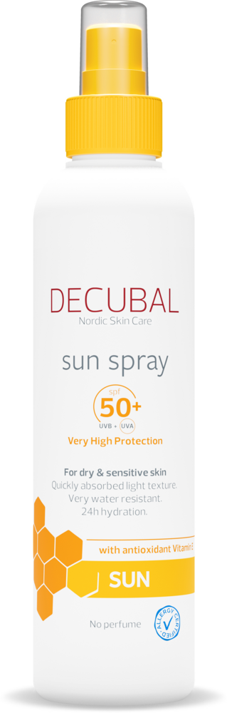 Decubal Body Sunspray SPF50+ pullo 180 ml — Decubal