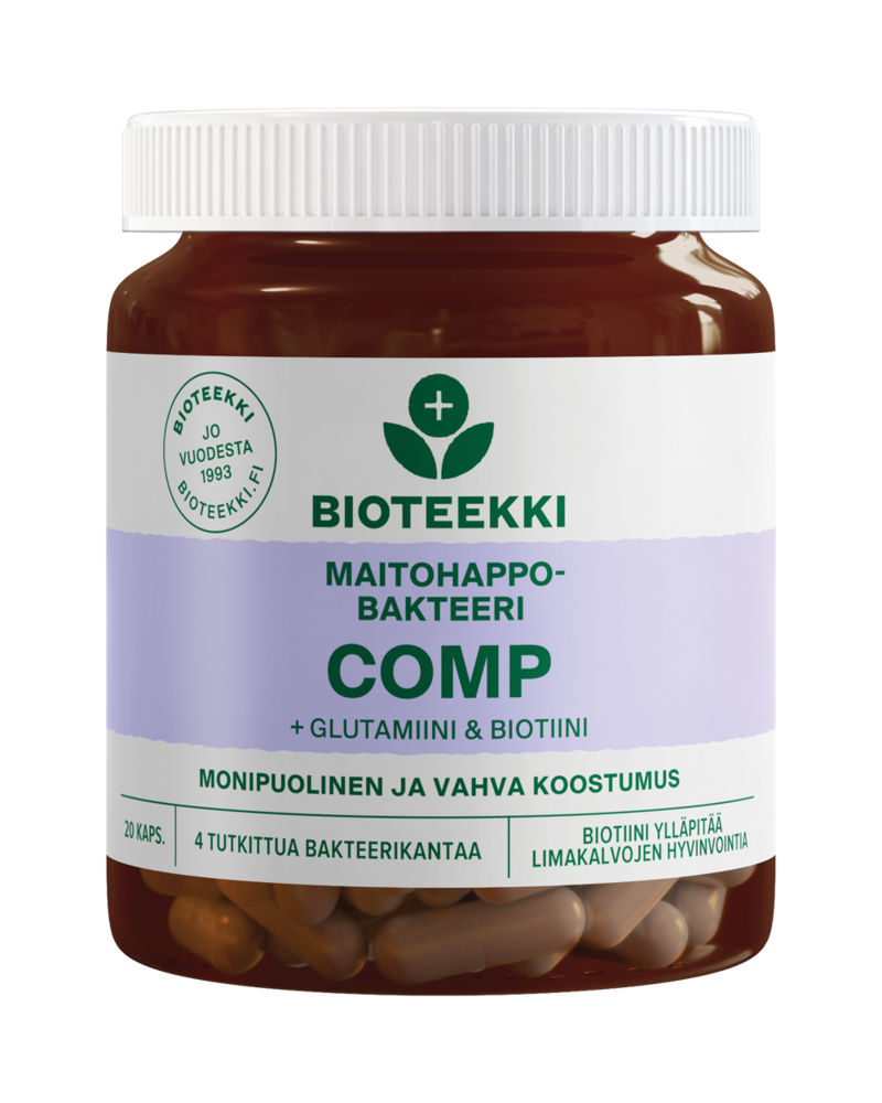 Bioteekki Maitohappobakteeri Comp 20 kaps — Bioteekin