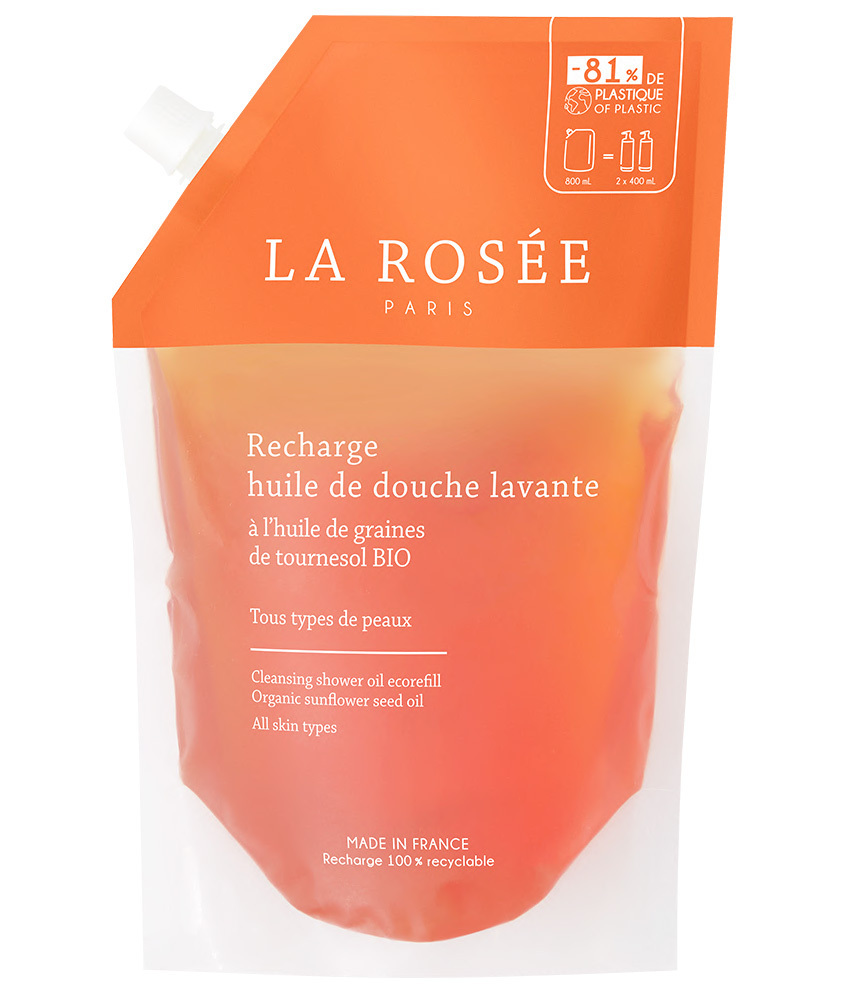La Rosee Refillable Cleansing Shower Oil Refill 800 ml