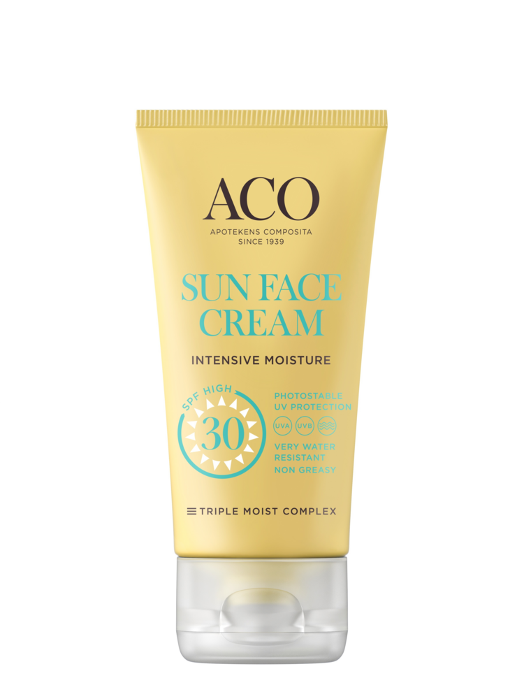 ACO Sun Face Cream SPF 30 hajusteeton 50 ml