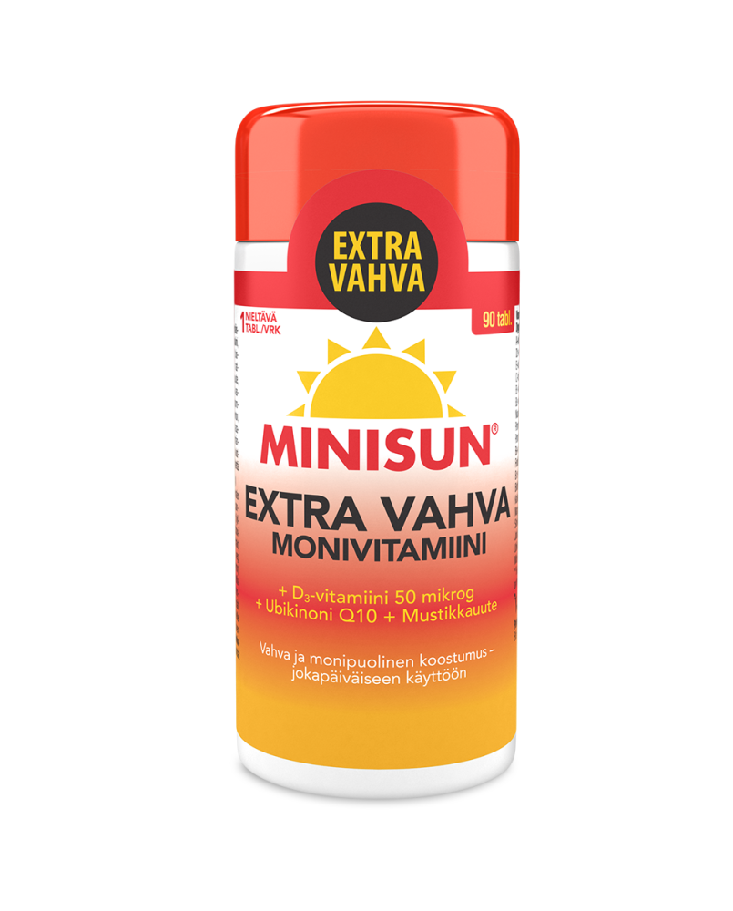 Minisun Monivitamiini Extra Vahva 90 tabl — Minisun