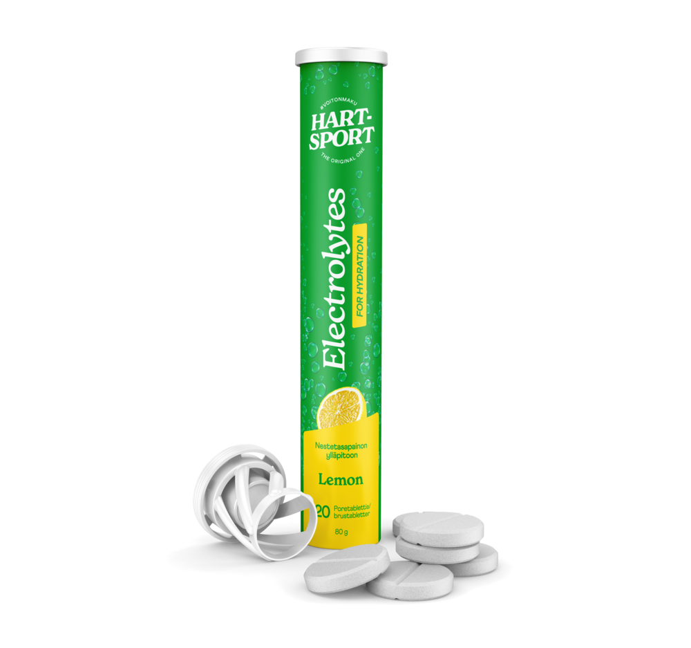 Hart-Sport Electrolytes Poretabletti sitruuna 20 kpl — Olo-apteekki