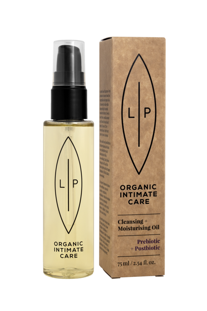 Lip Intimate Care Puhdistus- ja kosteutusöljy prebiootit + postbiootit 75 ml