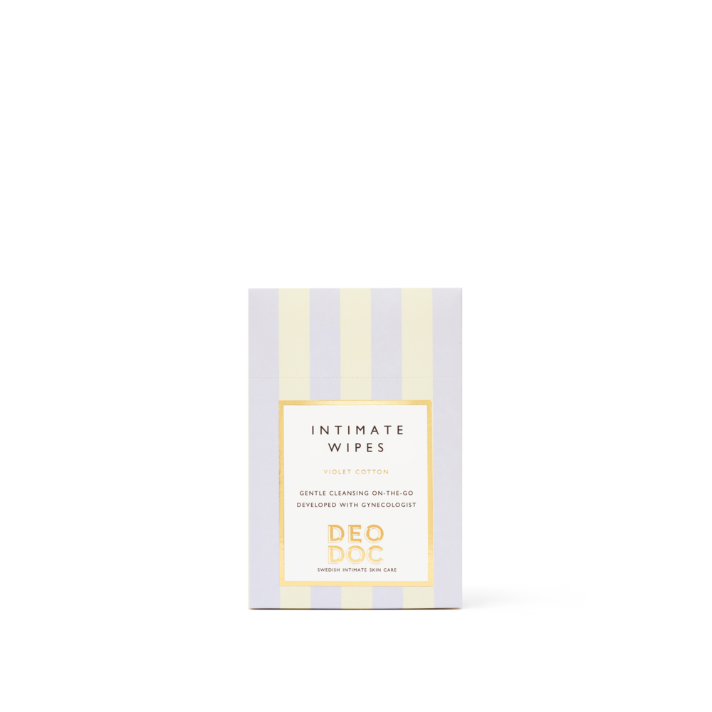DeoDoc Intimate Wipes Violet Cotton 10 kpl