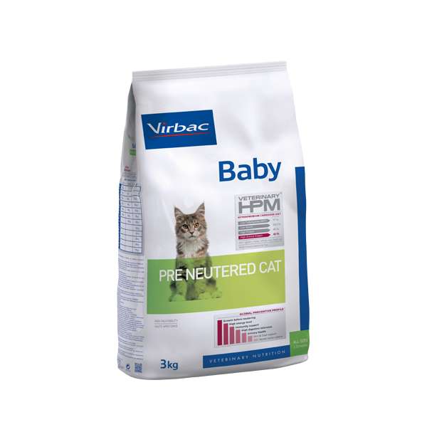 Virbac Cat Baby Pre Neutered kissanruoka 3 kg | 48,80 €