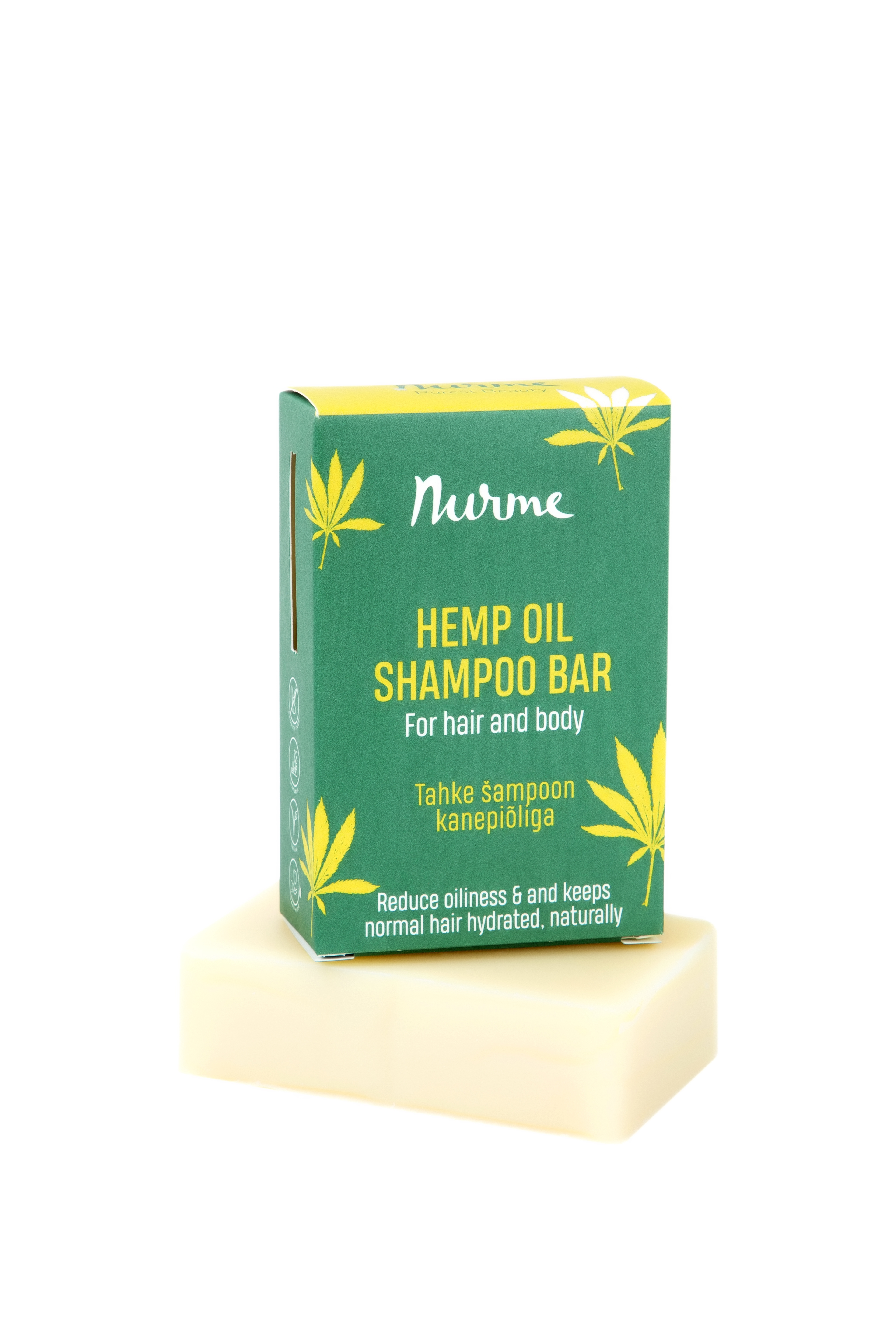 Nurme Hemp Oil Shampoo Bar hamppupalashampoo 100 g