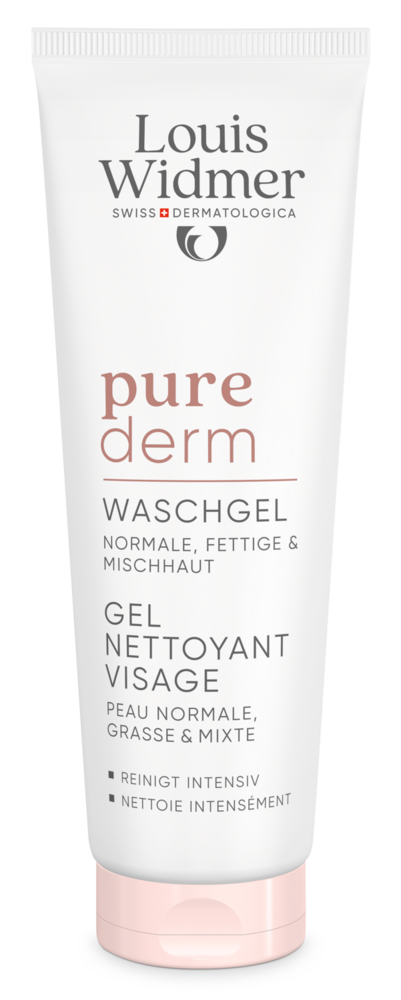 Widmer Purederm Facial Wash Gel hajusteeton 125 ml