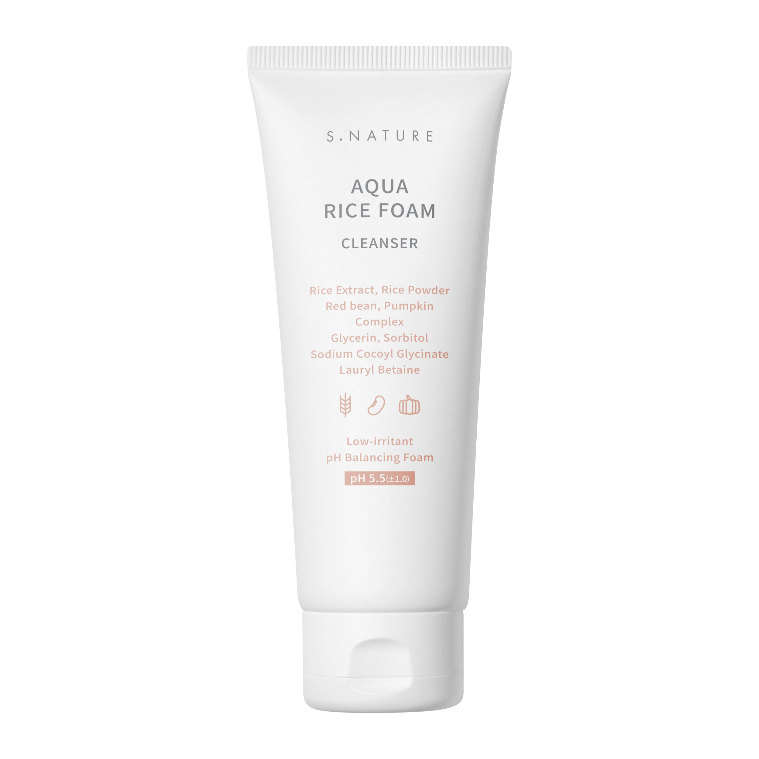S.NATURE Aqua Rice Foam Cleanser 160ml