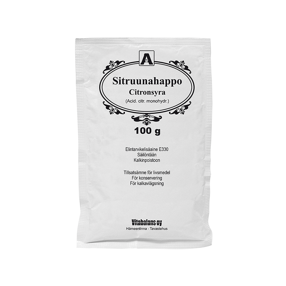 Vitabalans Sitruunahappo kampanjapakkaus | 3,00 €