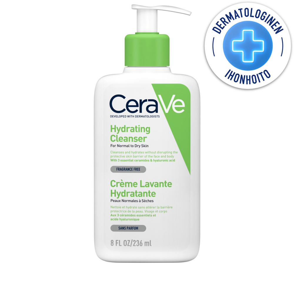 CeraVe Hydrating Cleanser pumppu 236 ml