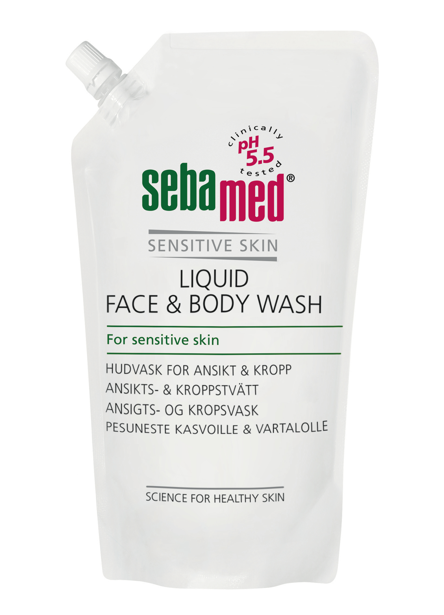 Sebamed Face&Body Wash pesuneste täyttöpussi 1000 ml