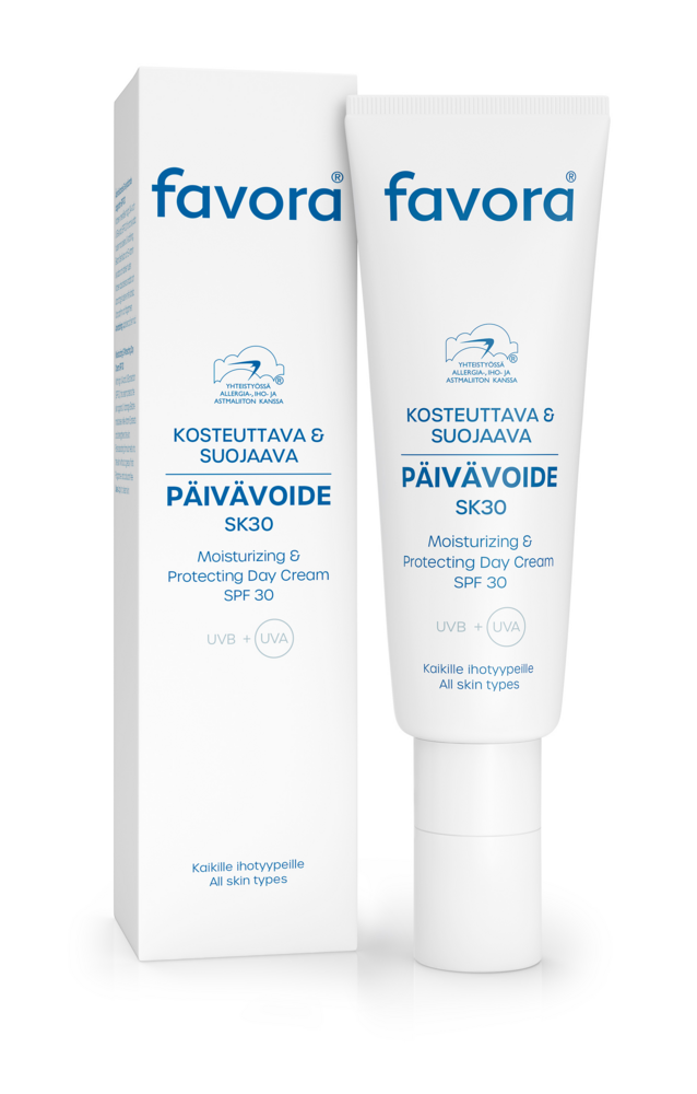 Favora kosteuttava ja suojaava päivävoide sk30 50ml