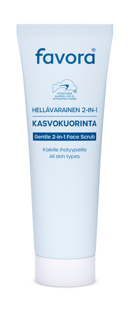 Favora Hellävarainen 2in1 kuorintavoide 75ml