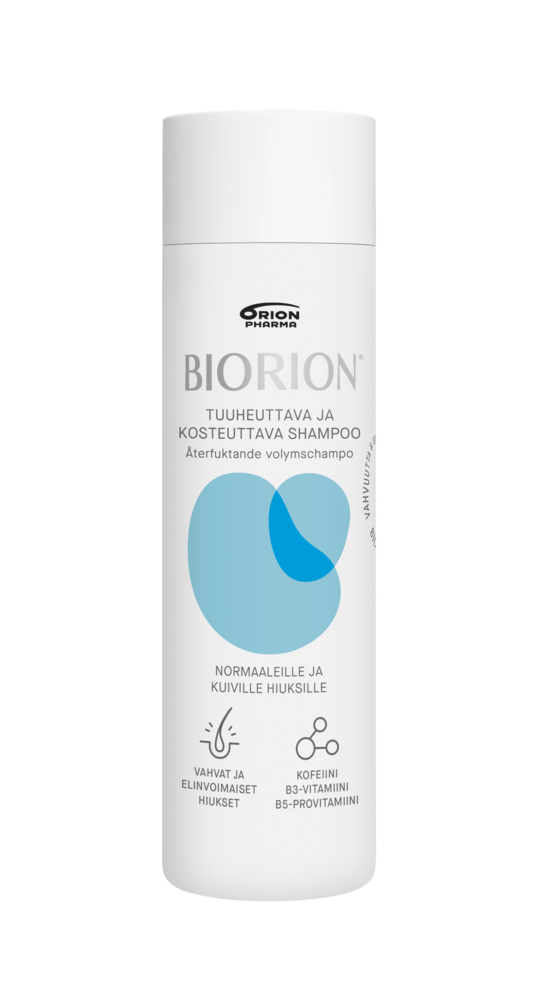 Biorion tuuheuttava ja kosteuttava shampoo 100 ml pullo