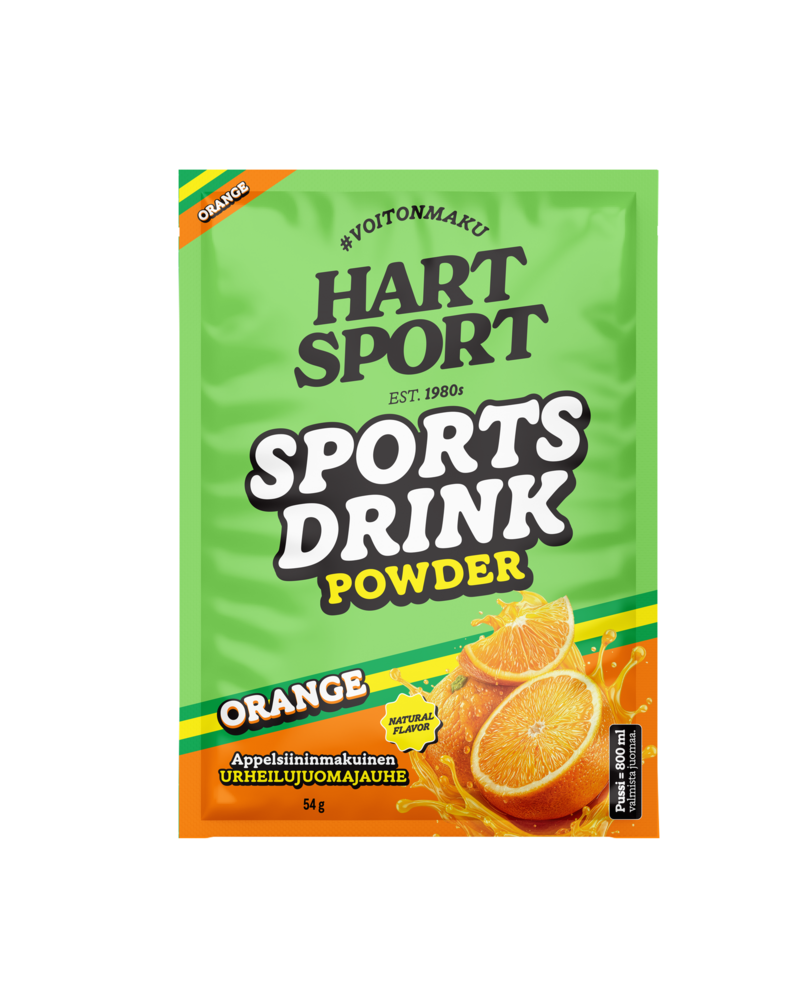 Hart-Sport Urheilujuomajauhe Appelsiini 54 g — Olo-apteekki