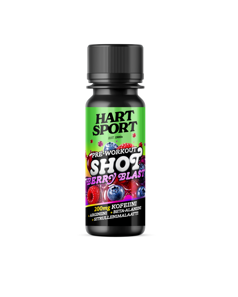 Hart-Sport Pre-Workout SHOTTI Berry Blast 60 ml — Olo-apteekki