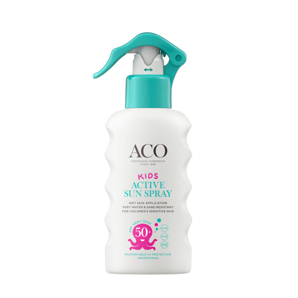 Aco Sun Kids Active Sun Spray spf 50+ 175ml — Olo-apteekki