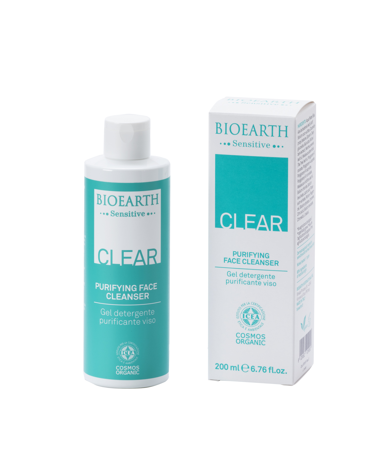 Bioearth Sensitive Clear Purifying Face Cleanser 200ml