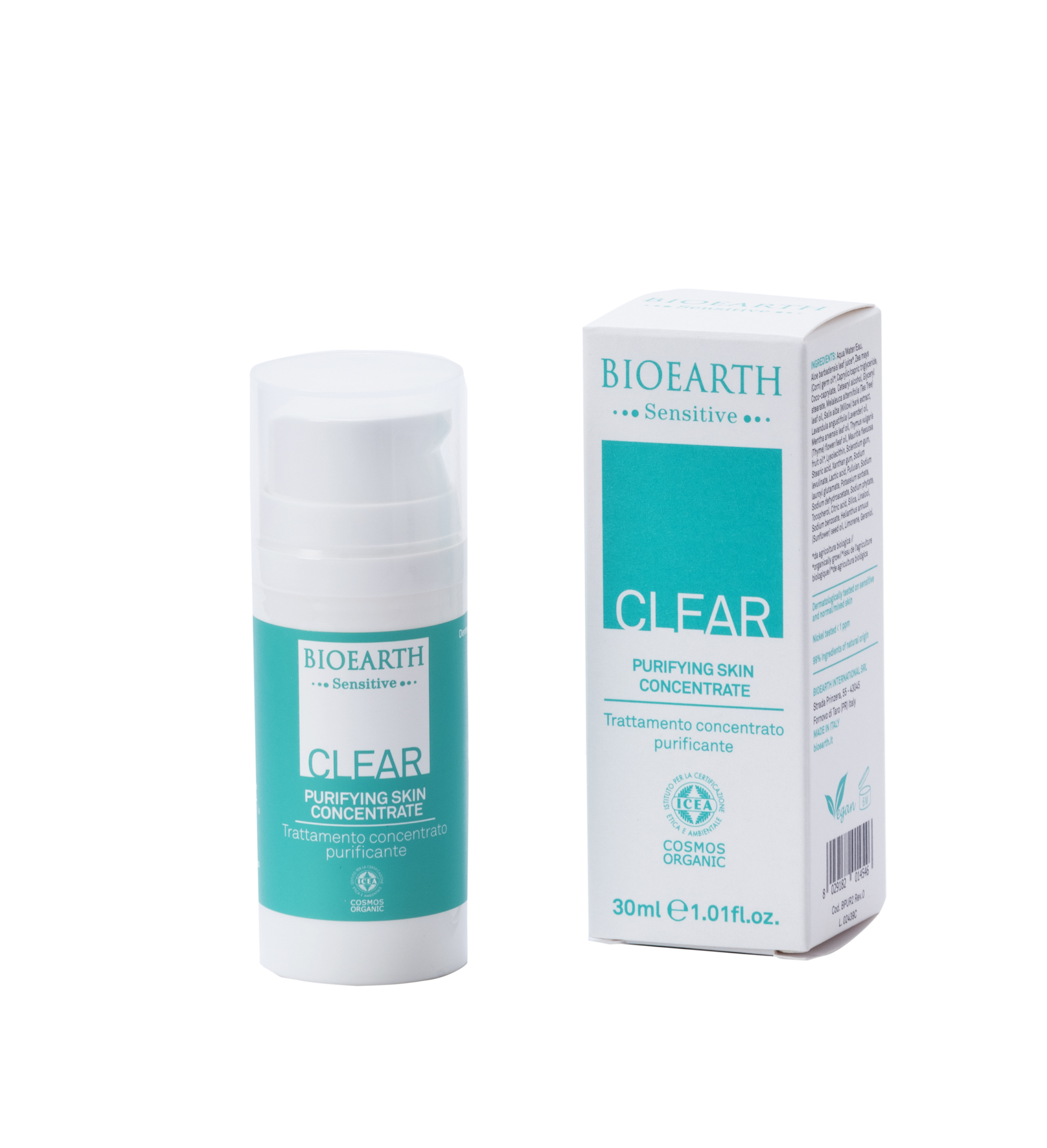 Bioearth Sensitive Clear Purifying Skin Concentrate 30ml