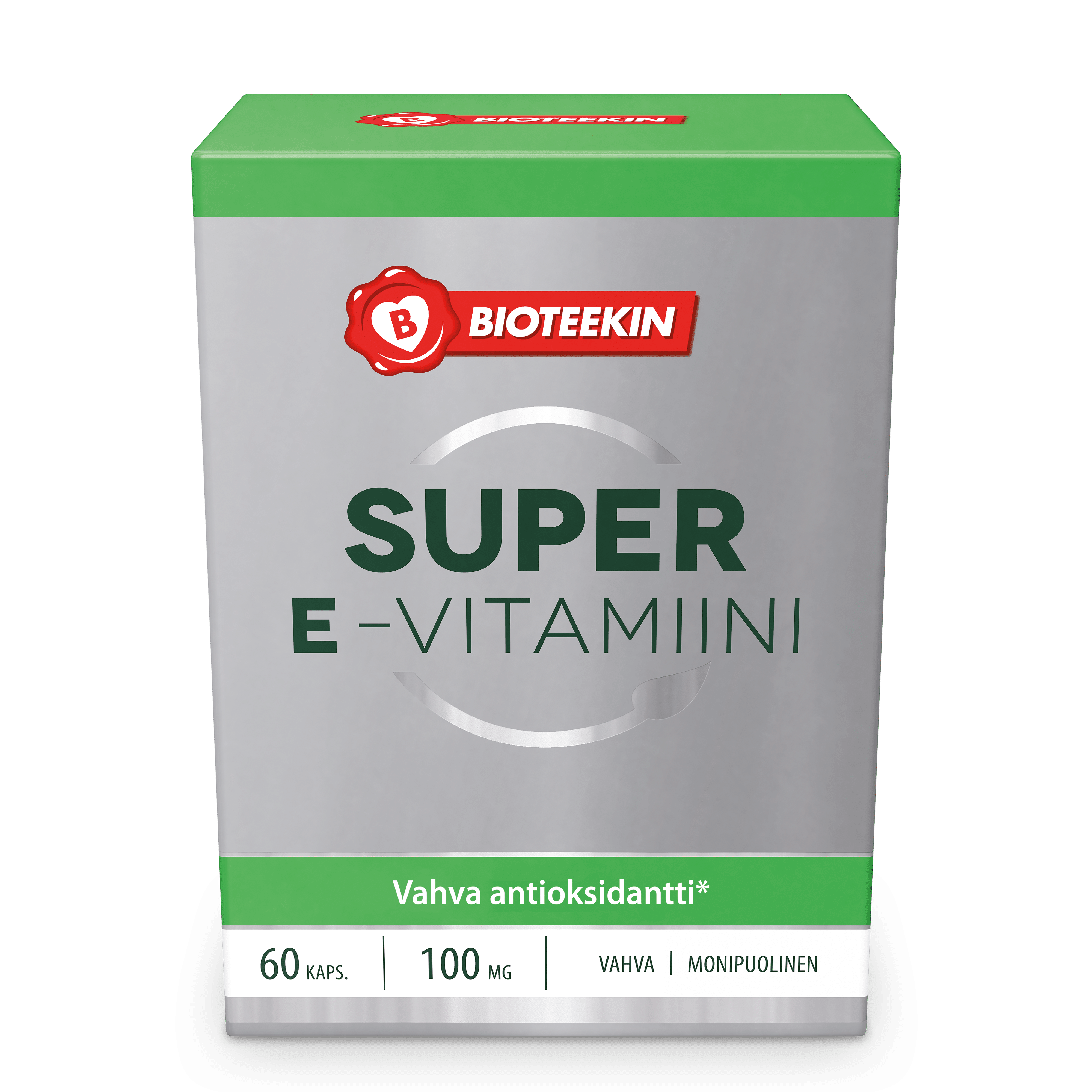 Super E-Vitamiini 60 kaps — Bioteekin