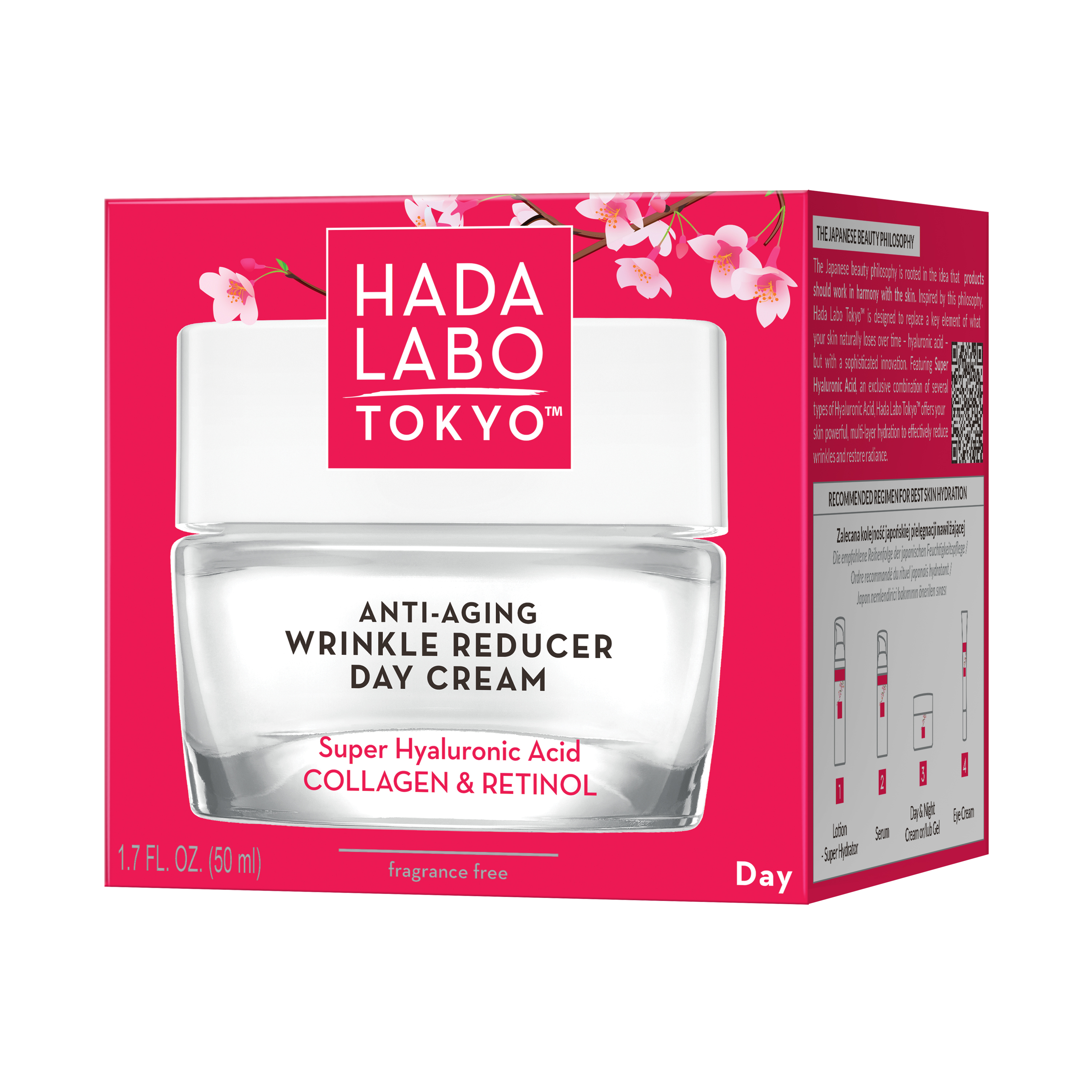 HADA LABO TOKYO Anti-Aging Wrinkle Reducer Day Cream 50ml — Hada Labo
