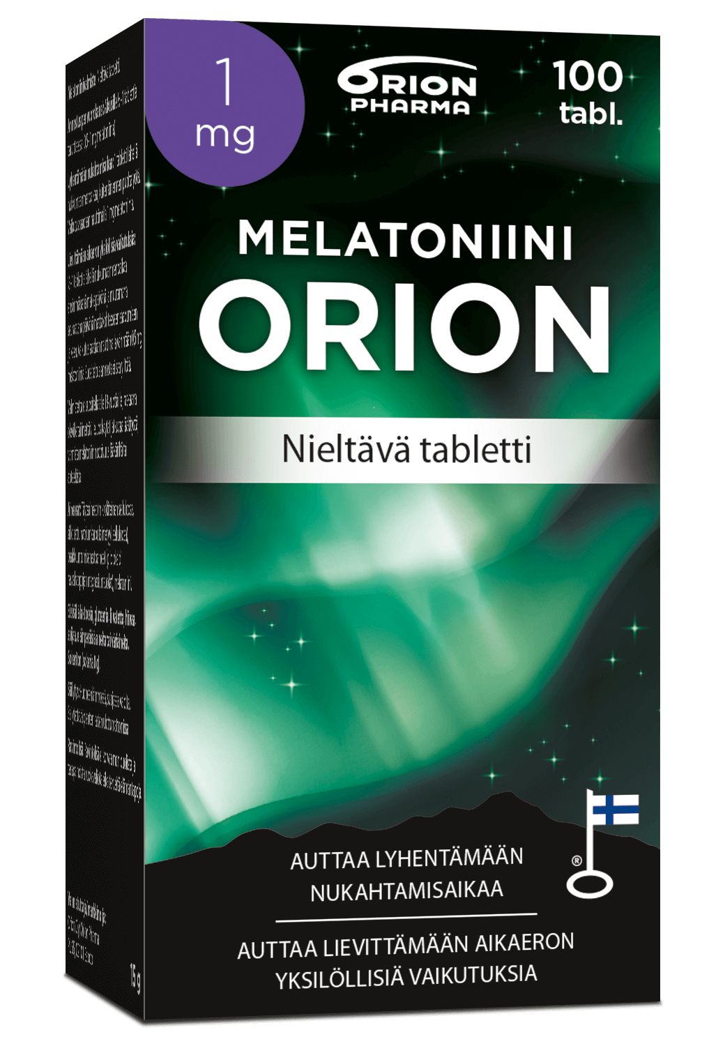 Melatoniini Orion 1 mg nieltävä 100 tabl — Olo-apteekki