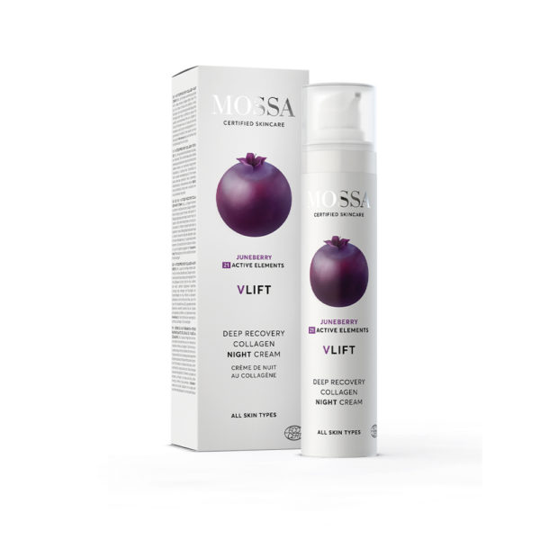 Mossa V LIFT Deep Recovery Collagen Night Cream Kiinteyttävä yövoide 50ml