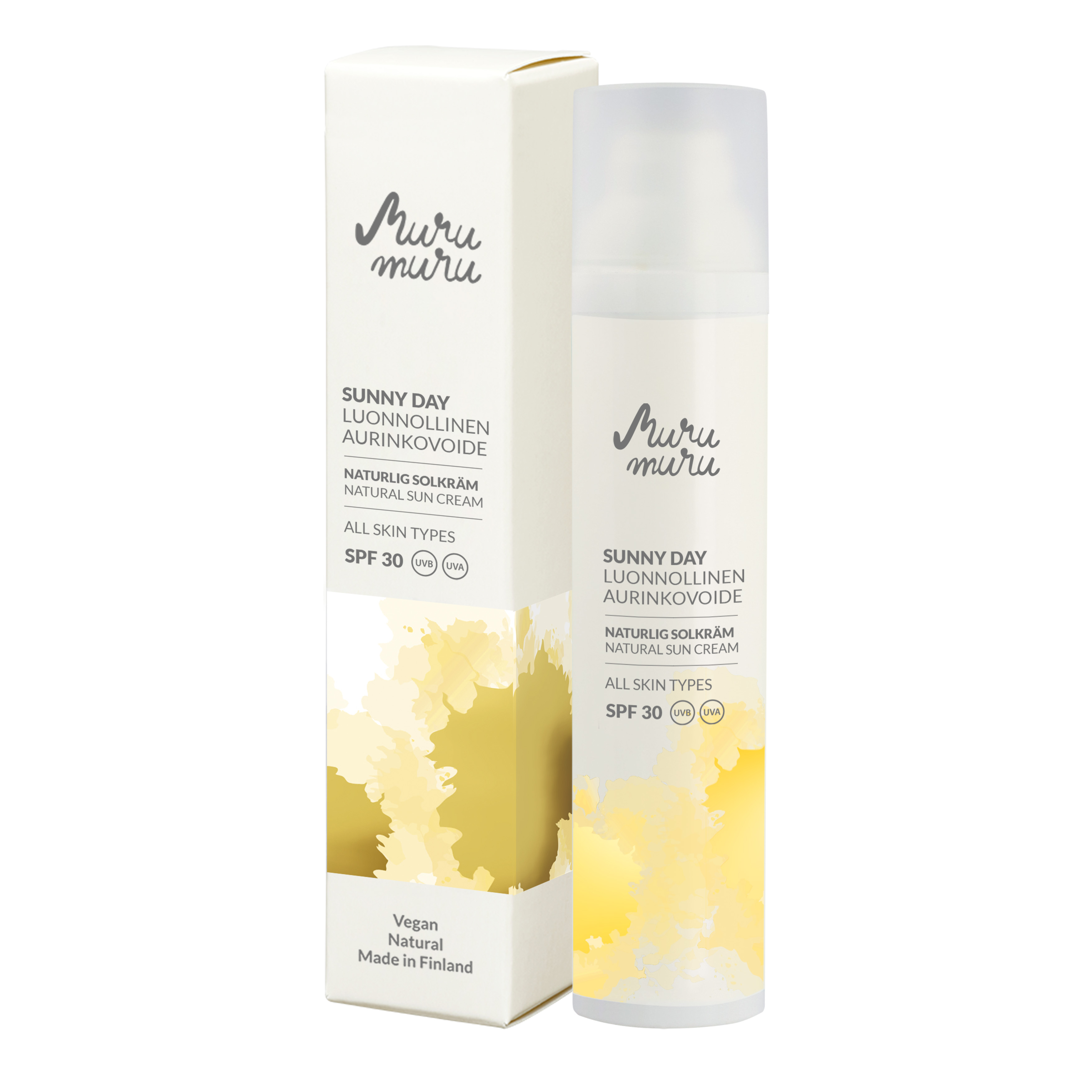 Murumuru Sunny Day Luonnollinen aurinkovoide SPF 30 100ml