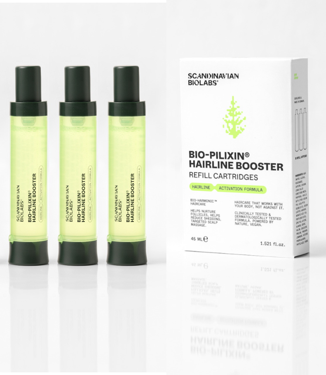 Scandinavian Biolabs Bio-Pilixin® Refill Cartridges 15ml täyttöpakkaus 3 kpl