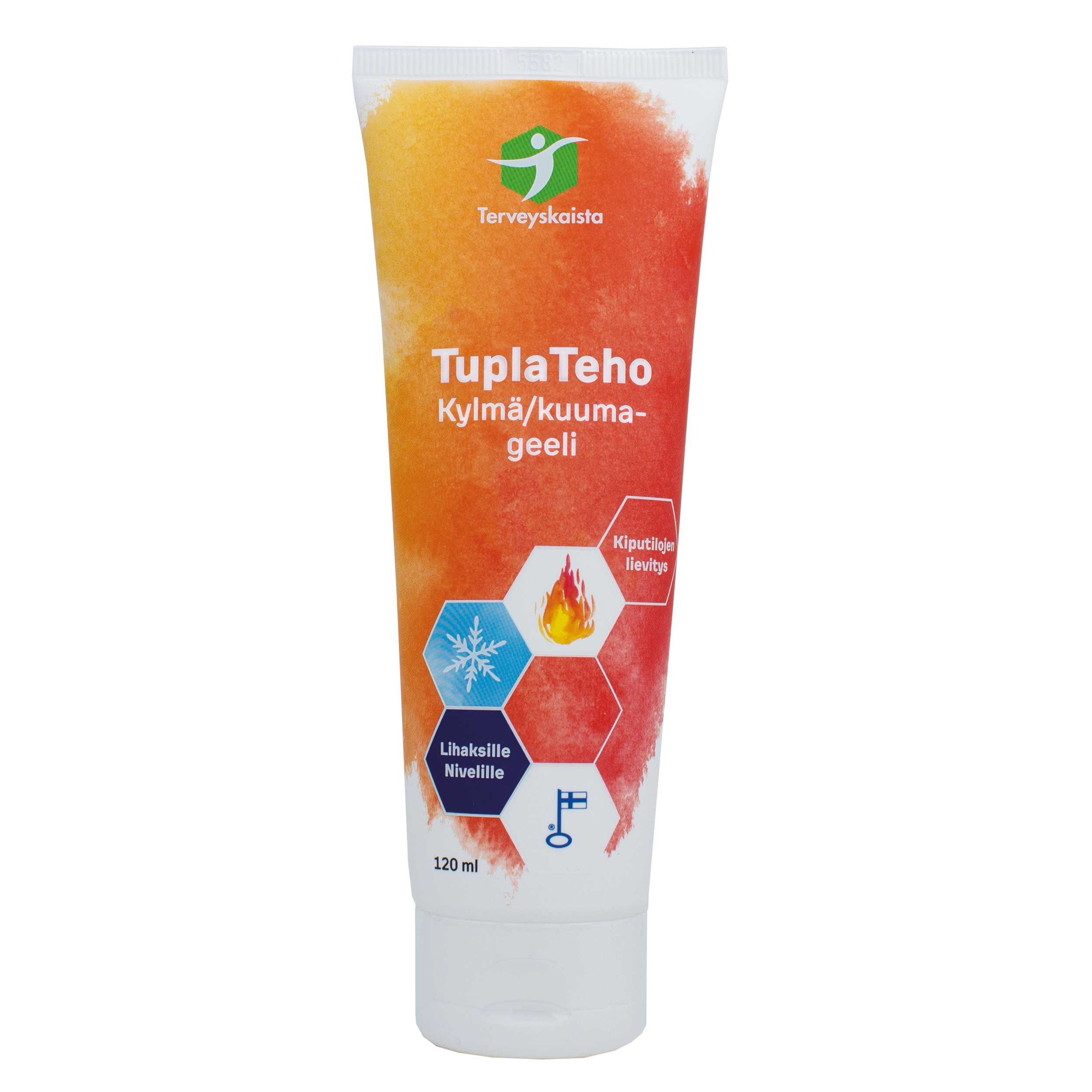 Terveyskaista TuplaTeho kylmä/kuumageeli 120 ml — Terveyskaista