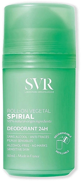 SVR Spirial Roll-On Vegetal Antiperspirantti 50 ml