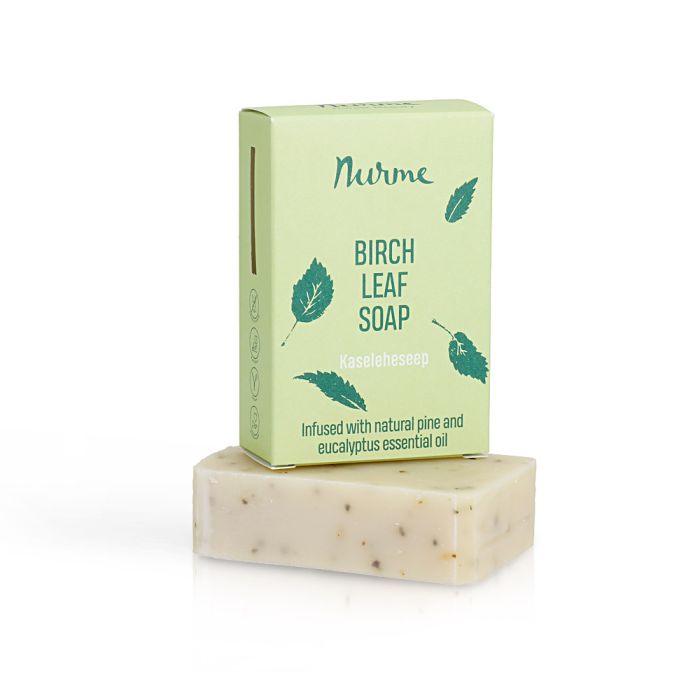Nurme Birch Leaf Soap koivunlehtipalasaippua ongelmaiholle 100 g-13