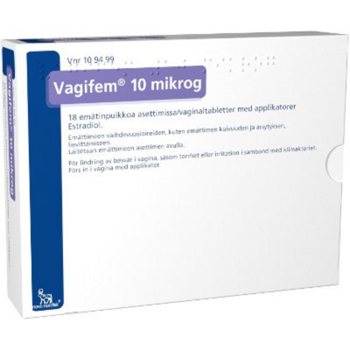 VAGIFEM 10 mikrog 18 fol emätinpuikko, tabletti-13