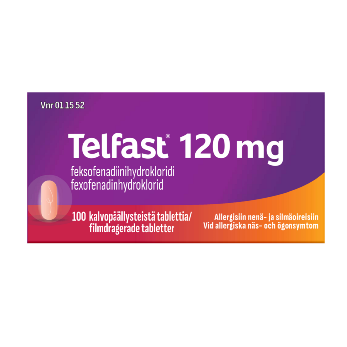 TELFAST 120 mg 100 fol tabletti, kalvopäällysteinen-13