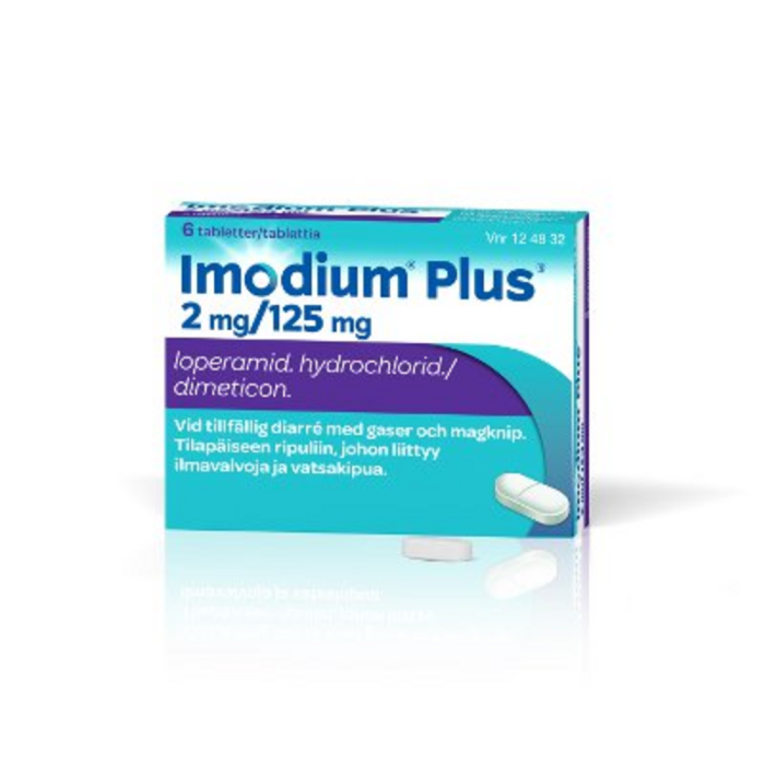 IMODIUM PLUS 2/125 mg 6 fol tabletti-13
