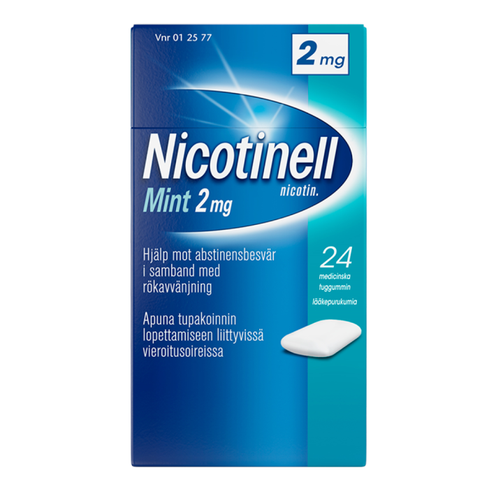 Nicotinell Mint 2 mg 24 kpl lääkepurukumi-13