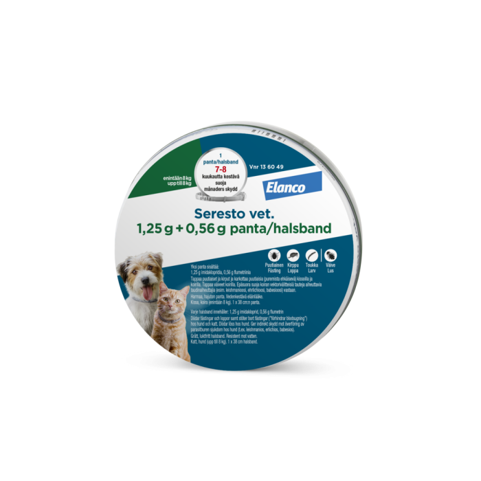 SERESTO VET. 1.25 g + 0.56 g 1 pss panta-13