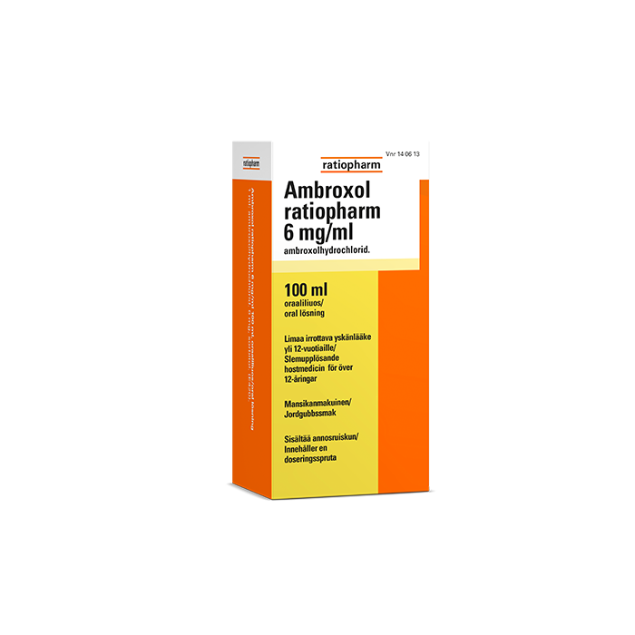 AMBROXOL RATIOPHARM 6 mg/ml 100 ml oraaliliuos-13