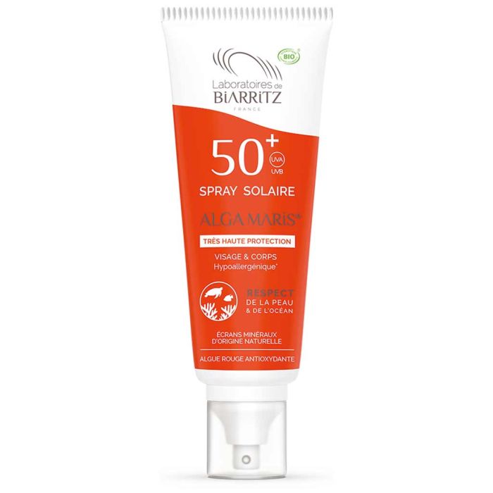 Laboratoires de Biarritz Alga Maris Aurinkovoidespray SPF50+ 100 ml-13